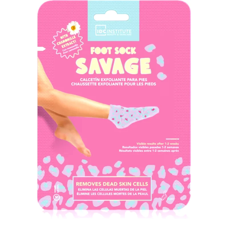 IDC INSTITUTE IDC Institute Foot Sock Savage απολεπιστική μάσκα Για τα πόδια 1 τμχ