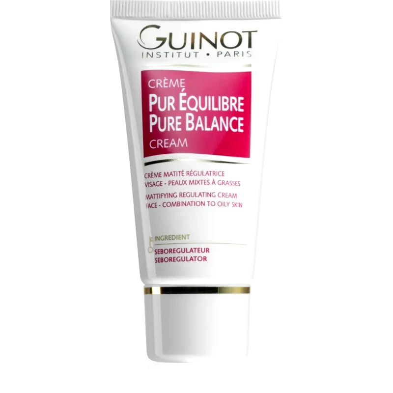 Guinot Guinot Pure Balance ομαλοποιητική κρέμα για λιπαρή επιδερμιδα για σύσφιξη πόρων και ματ εμφάνιση επιδερμίδας 50 ml