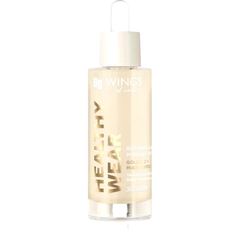 AA Wings of Color AA Wings of Color Healthy Wear Radiant Foundation λαμπρυντικό ενυδατικό μεικ απ απόχρωση 301 Ivory 30 ml