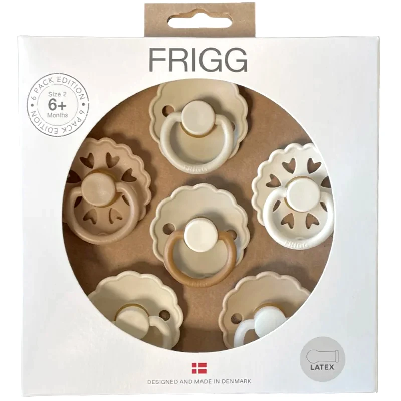 FRIGG FRIGG 6 Pack Edition Size 2:6-18 months πιπίλα Cinnamon Charm 6 τμχ