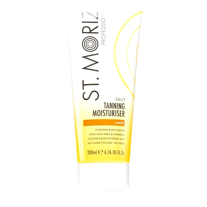 St. Moriz St. Moriz Daily Tanning Moisturiser ενυδατική κρέμα αυτομαυρίσματος διαφανής τύπος Light 200 μλ