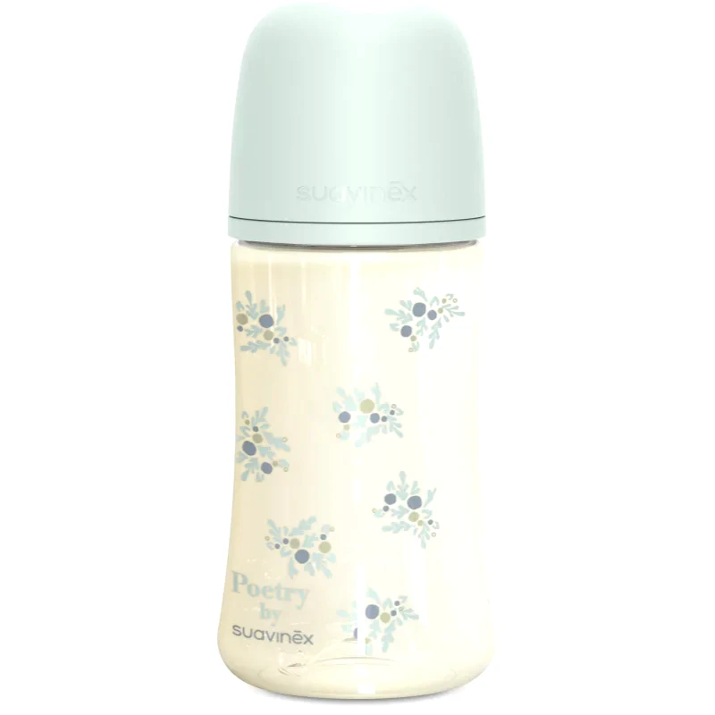 Suavinex Suavinex Poetry XS Pro Physiological M μπιμπερό 3 m+ Medium Flow - Blue 270 ml