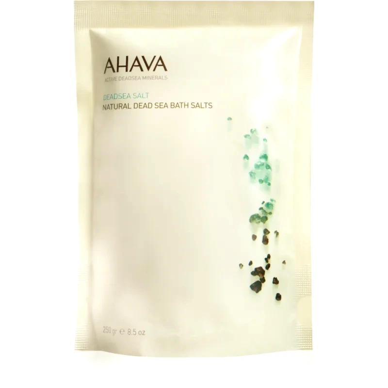 AHAVA AHAVA Dead Sea Salt φυσικό αλάτι μπάνιου από τη Νεκρά Θάλασσα 250 γρ