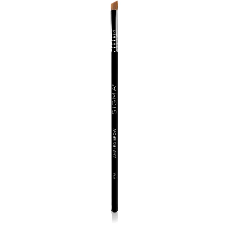 Sigma Beauty Sigma Beauty Brow E75 Angled Brow Brush λοξοτομημένο πινέλο για τα φρύδια 1 τμχ