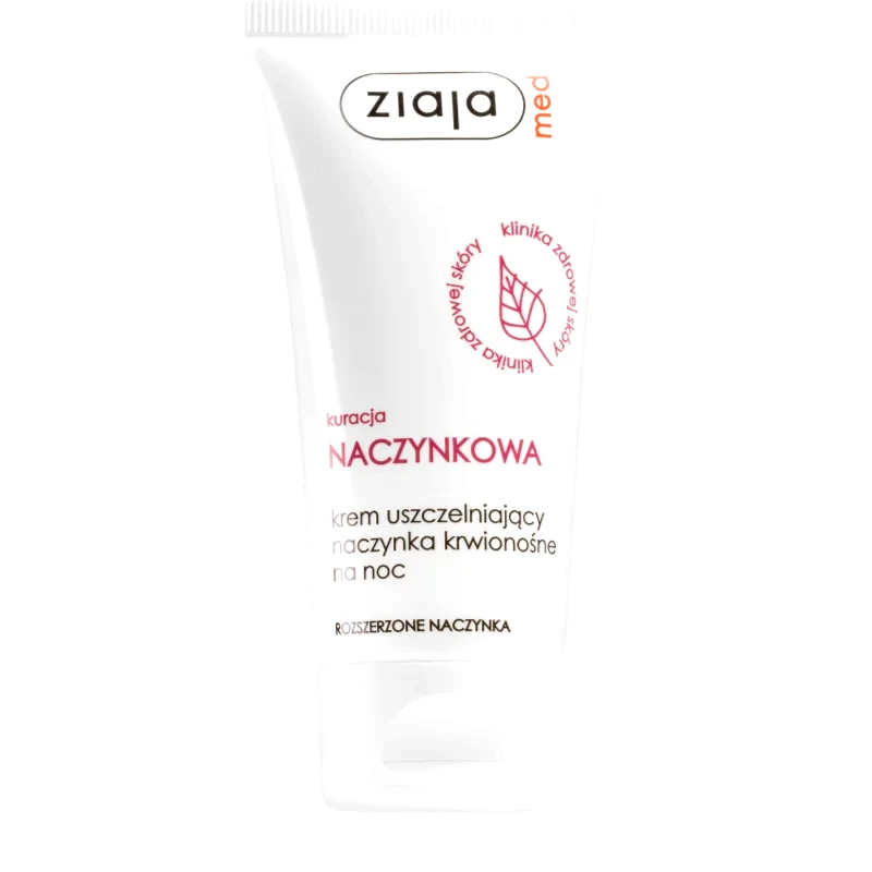 Ziaja Med Ziaja Med Capillary Care δυναμωτική κρέμα νύχτας για αποτροπή του ραγίσματος και σχηματισμού νέων διεσταλμένων ευρυαγγείων 50 ml