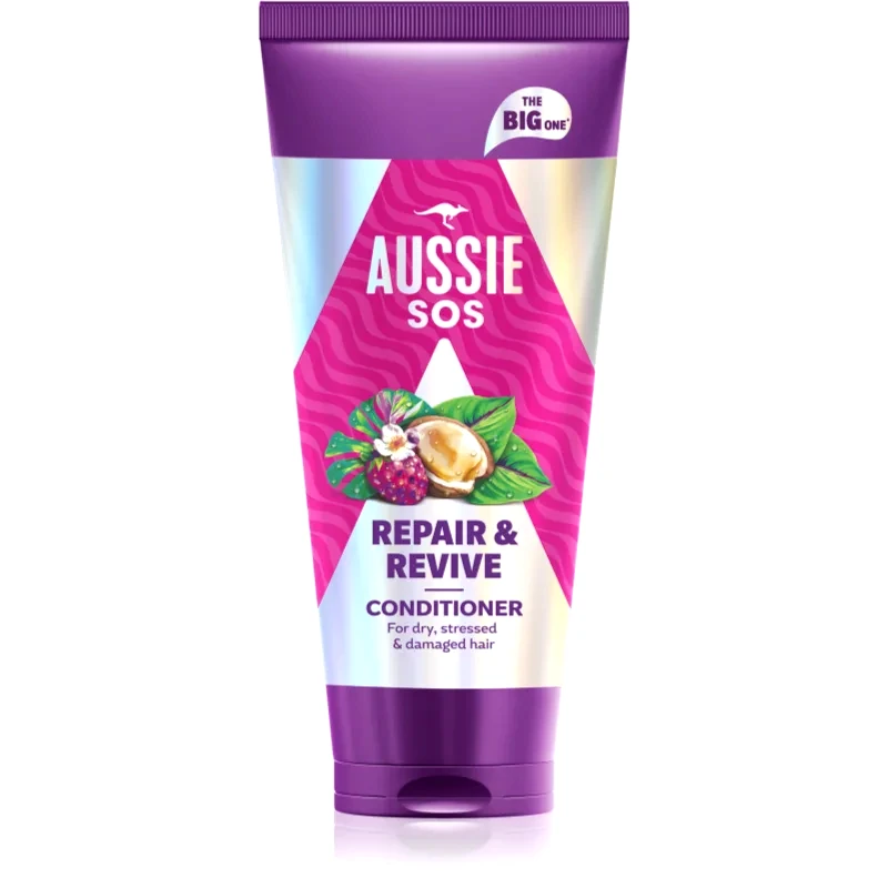 Aussie Aussie SOS Repair & Revive θρεπτικό κοντίσιονερ για ταλαιπωρημένα μαλλιά και το δέρμα του κεφαλιού 350 ml