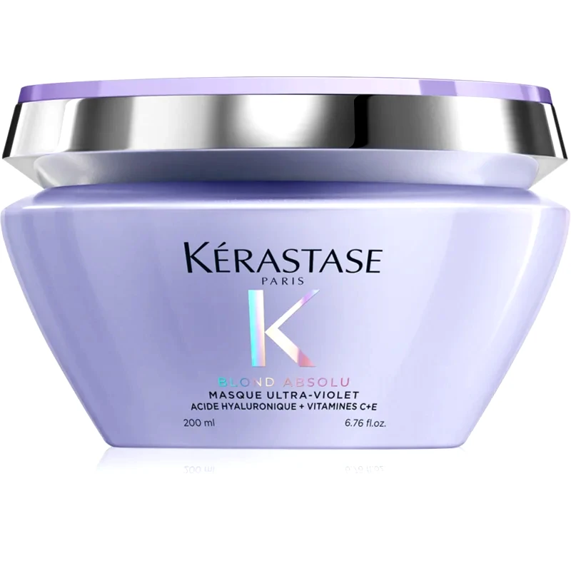 Kérastase Kérastase Blond Absolu Masque Ultra-Violet περιποίηση σε βάθος για ξανοιγμένα μαλλιά ή ξανθά μαλλιά με ανταύγειες 200 ml
