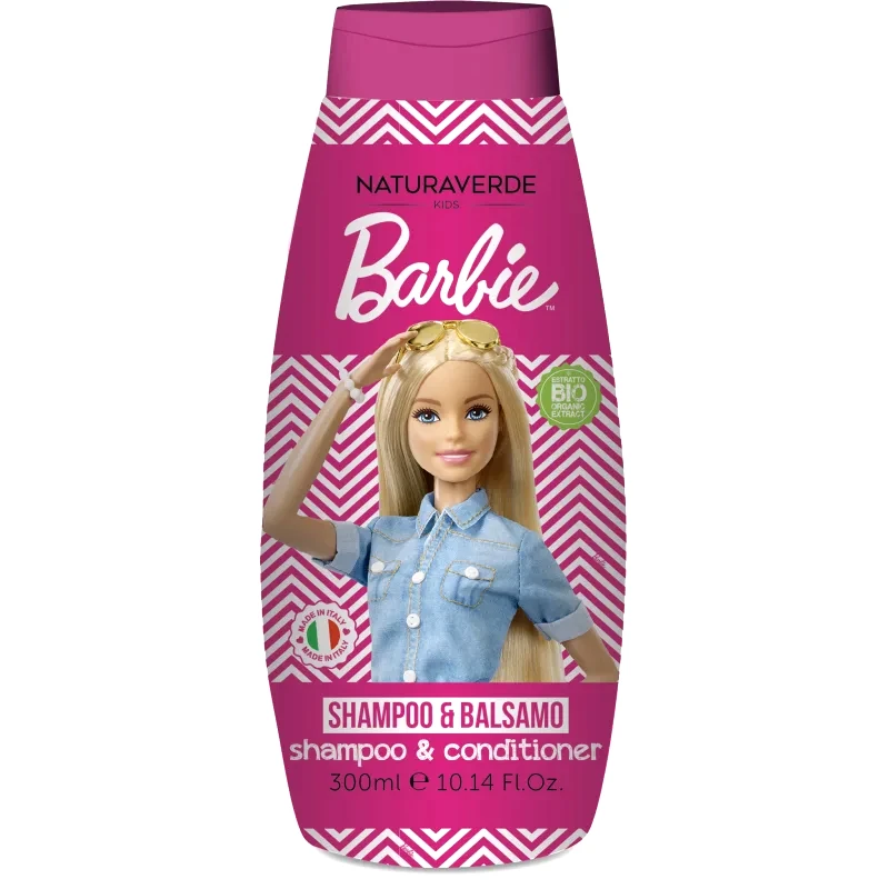 Barbie Barbie Shampoo and Conditioner σαμπουάν και κοντίσιονερ 2 σε 1 για παιδιά 300 ml