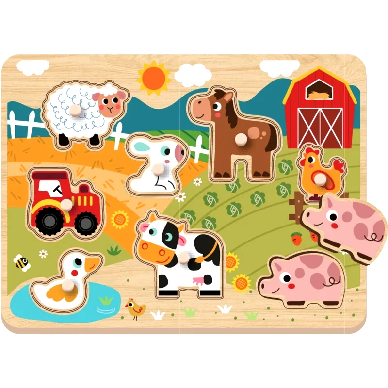 2Kids Toys 2Kids Toys Puzzle παζλ Farm 18m+ 9 τμχ
