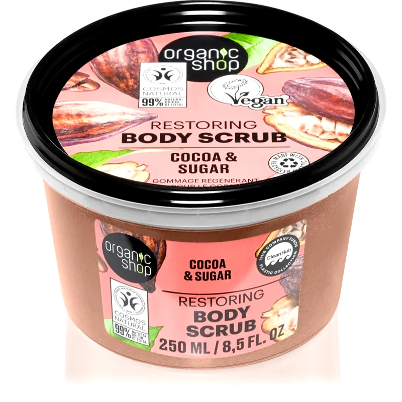 Organic Shop Organic Shop Body Scrub Cocoa & Sugar Scrub σώματος 250 ml