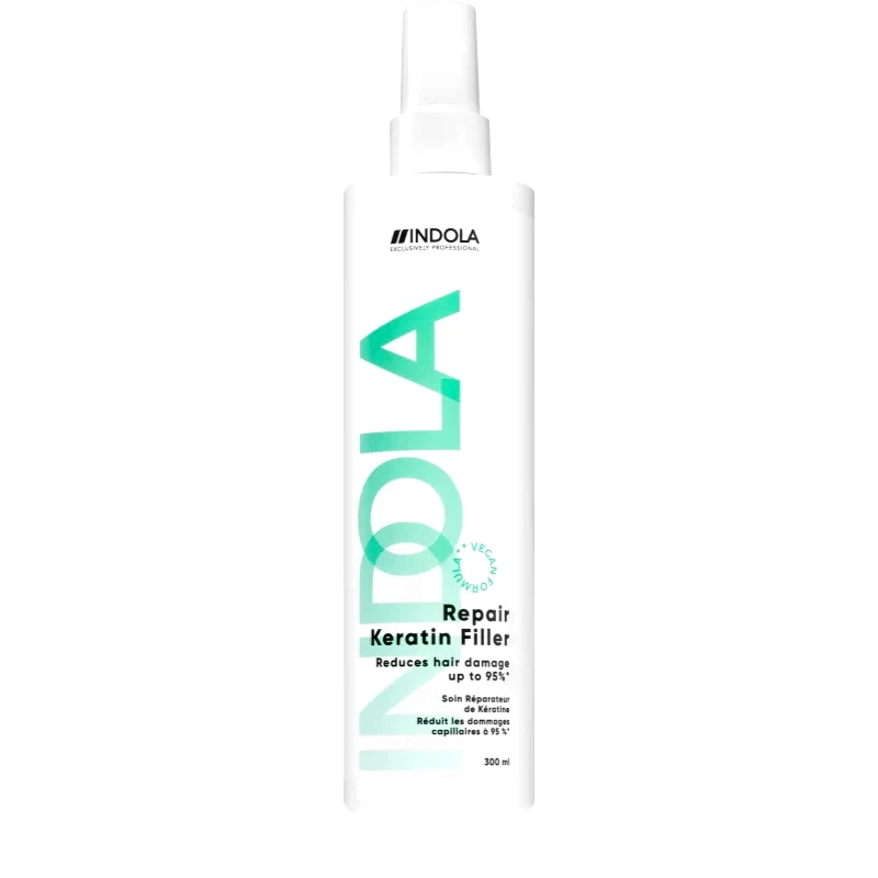 Indola Indola Repair Keratin Filler αναγεννητική θεραπεία για κατεστραμμένα, χημικά επεξεργασμένα μαλλιά 300 ml