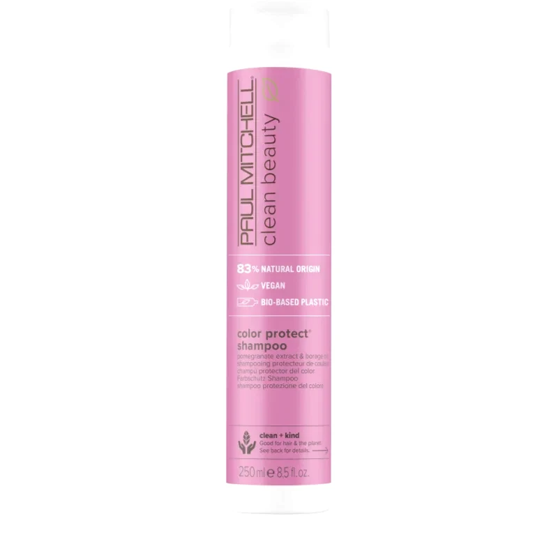 Paul Mitchell Paul Mitchell Clean Beauty Color Protect Shampoo Βιολέ σαμπουάν για ξανοιγμένα μαλλιά ή ξανθά μαλλιά με ανταύγειες 250 ml
