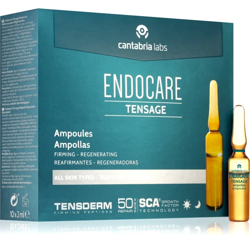 Endocare Endocare Tensage αμπούλα με ανθεκτικά αποτελέσματα 10x2 ml
