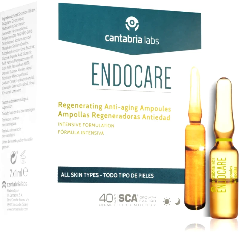 Endocare Endocare Tensage αμπούλα ενάντια στη γήρανση της επιδερμίδας 7x1 ml