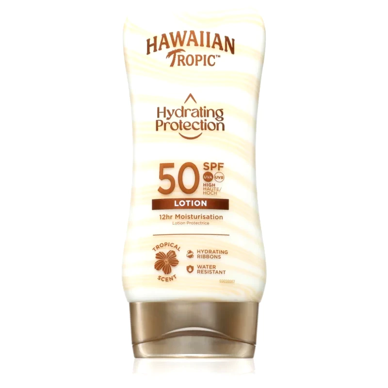 Hawaiian Tropic Hawaiian Tropic Hydrating Protection Lotion αντηλιακή κρέμα για σώμα SPF 50 180 ml