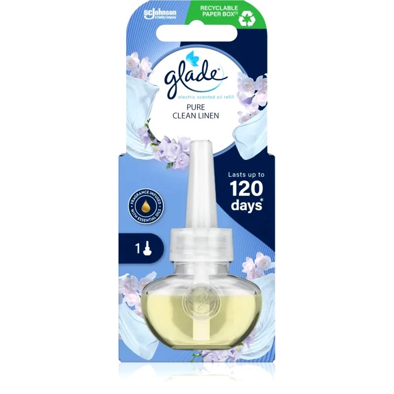 Glade GLADE Pure Clean Linen ανταλλακτικό ηλεκτρικών διαχυτών 20 ml