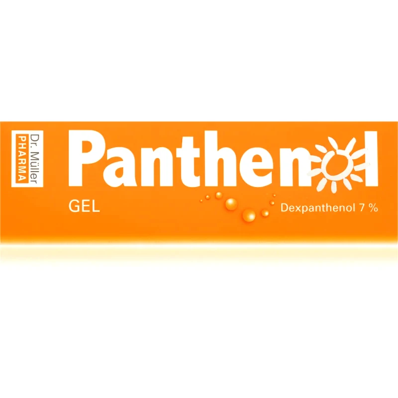 Dr. Müller Dr. Müller Panthenol gel 7% καταπραϋντικό τζελ για μετά την ηλιοθεραπεία για ερεθισμένο δέρμα 100 ml