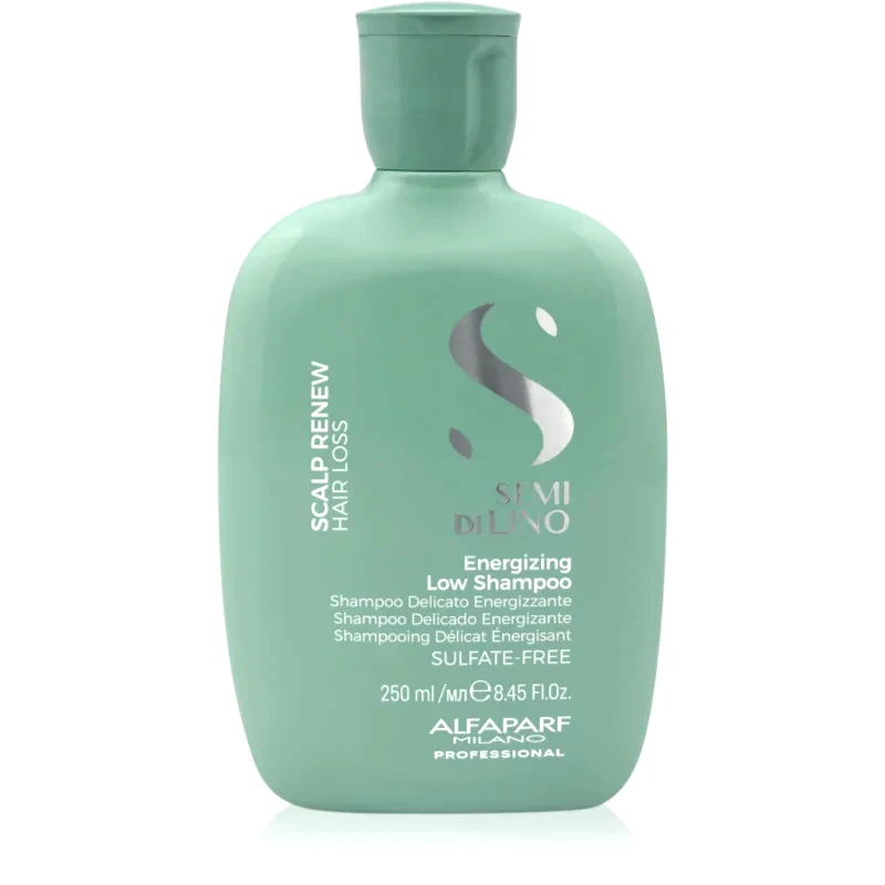 Alfaparf Milano Alfaparf Milano Semi Di Lino Scalp Renew ενεργοποιητικό σαμπουάν για λεπτά, αραιωμένα και εύθραυστα μαλλιά 250 ml