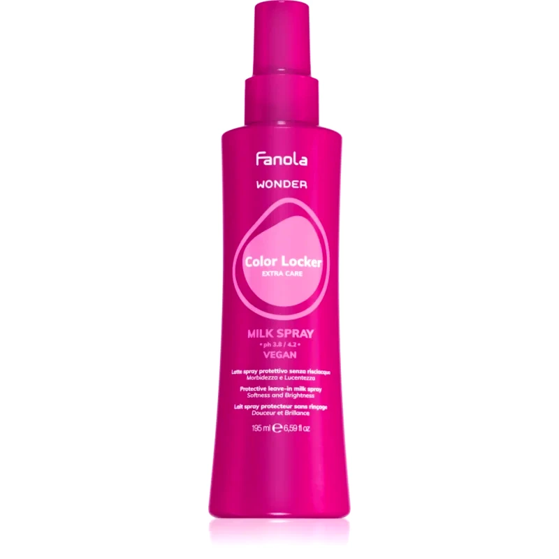 Fanola Fanola Wonder Color Locker Extra Care Milk Spray προστατευτική λοσιόν σε σπρέι για βαμμένα μαλλιά 195 ml