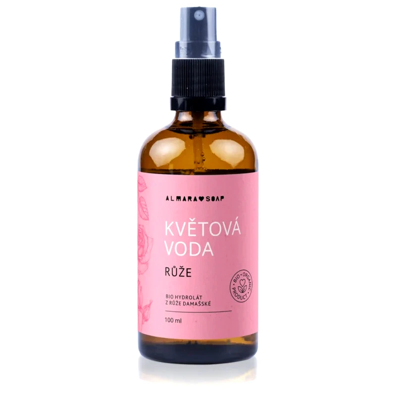 Almara Soap Almara Soap Floral Water Rose νερό προσώπου για ξηρή και ευαίσθητη επιδερμίδα 100 ml