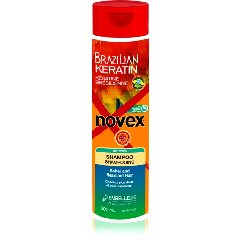 Novex Novex Brazilian Keratin δυναμωτικό σαμπουάν 300 ml