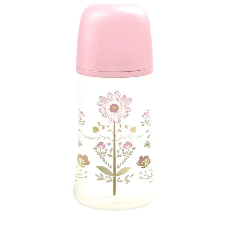 Suavinex Suavinex Gold Premium SX Pro Physiological M μπιμπερό Medium Flow 3 m+ Pink 270 ml