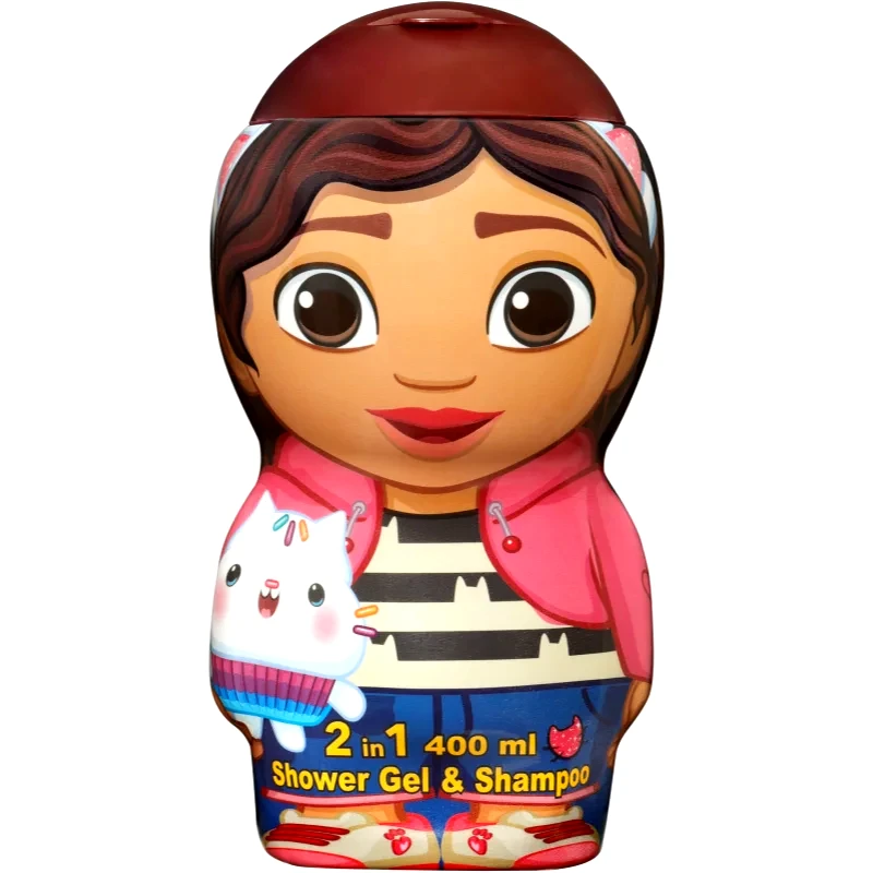 Gabby's Dollhouse Gabby's Dollhouse 2D Kids Gentle τζελ για ντους και σαμπουάν 2 σε 1 400 ml