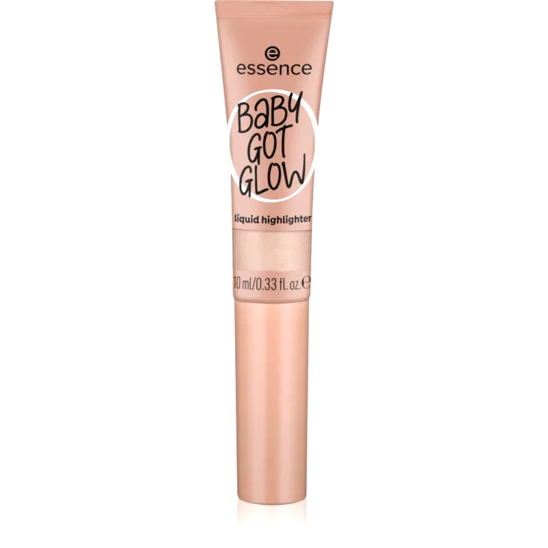 essence essence BABY GOT GLOW υγρό λαμπρυντικό απόχρωση 10 Sassy In Silk 10 ml