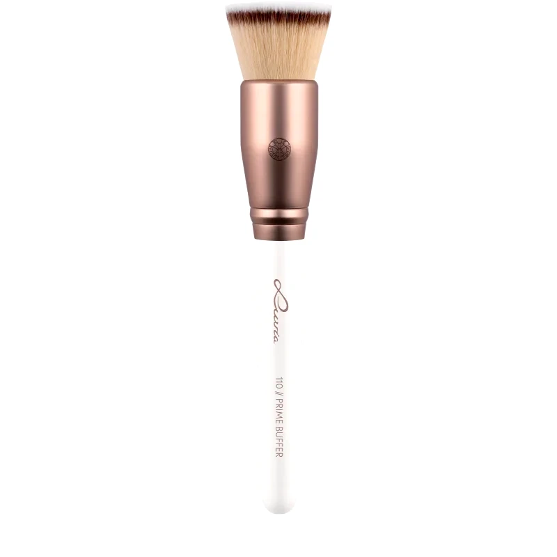 Luvia Cosmetics Luvia Cosmetics Prime Vegan Prime Buffer κωνικό πινέλο για μεικ απ Pearl White / Metallic Coffee Brown 1 τμχ
