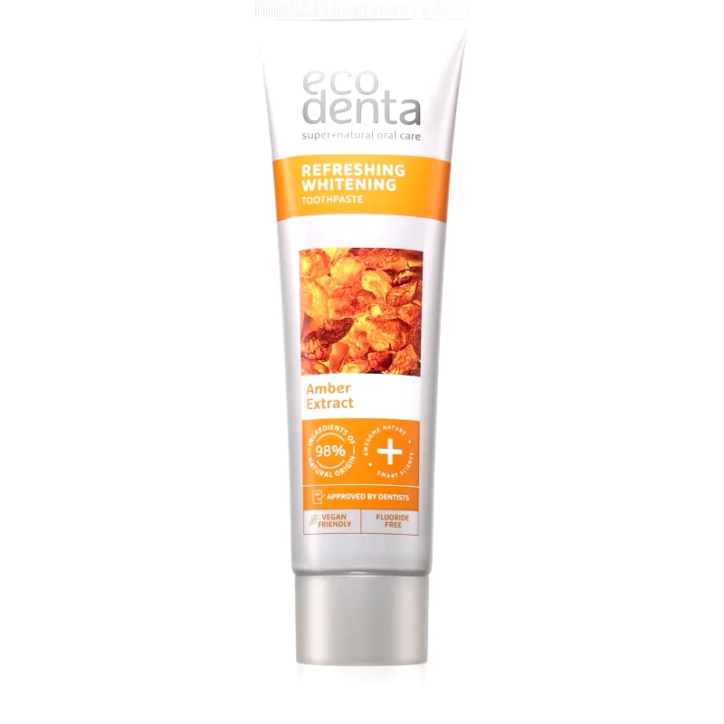 Ecodenta Ecodenta Refreshing Whitening αναζωογονητική οδοντόκρεμα με λευκαντική δράση 100 ml