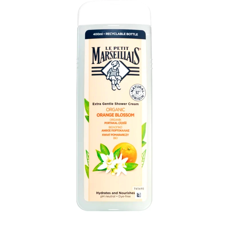 Le Petit Marseillais Le Petit Marseillais Organic Orange Blossom κρεμώδες τζελ για ντους 400 ml