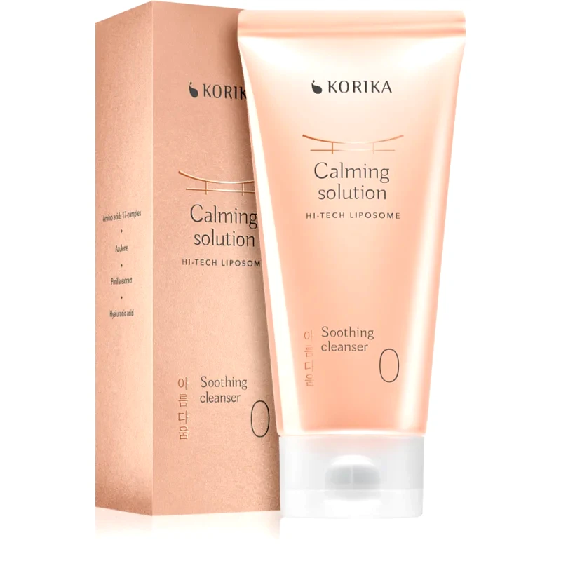 KORIKA KORIKA HI-TECH LIPOSOME Calming solution Soothing cleanser καταπραϋντική καθαριστική κρέμα 150 ml