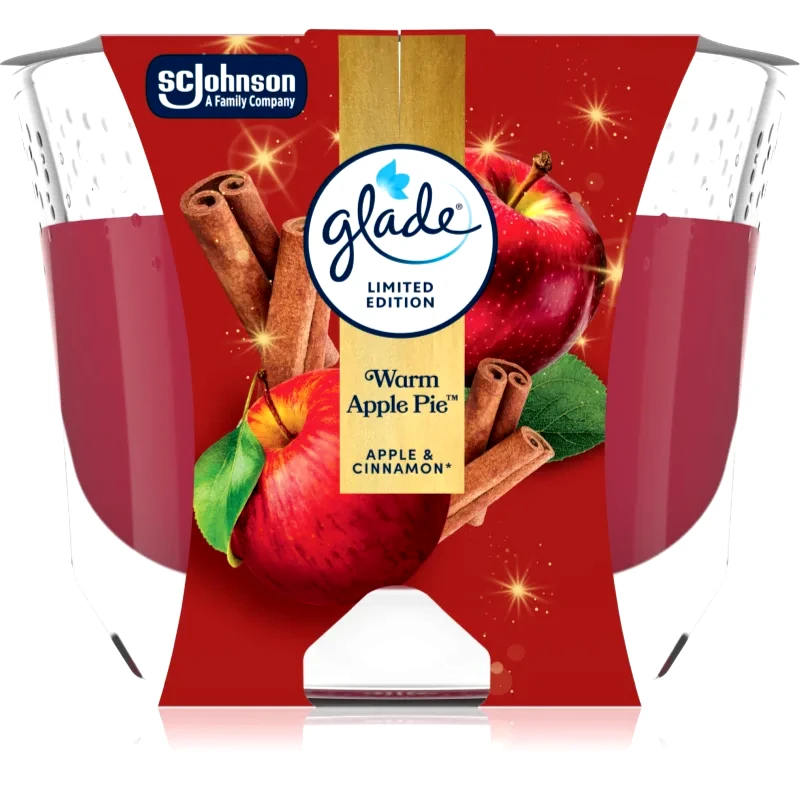 Glade GLADE Warm Apple Pie αρωματικό κερί 204 γρ