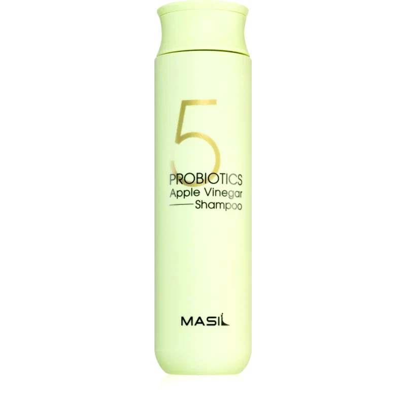 MASIL MASIL 5 Probiotics Apple Vinegar σαμπουάν για βαθύ καθαρισμό για μαλλιά και το δέρμα του τριχωτού της κεφαλής 300 μλ