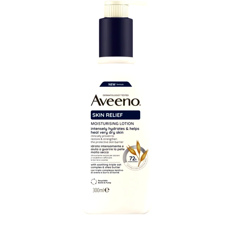 Aveeno Aveeno Skin Relief Nourishing Lotion ενυδατικό γαλάκτωμα σώματος για πολύ ξηρό δέρμα 300 ml