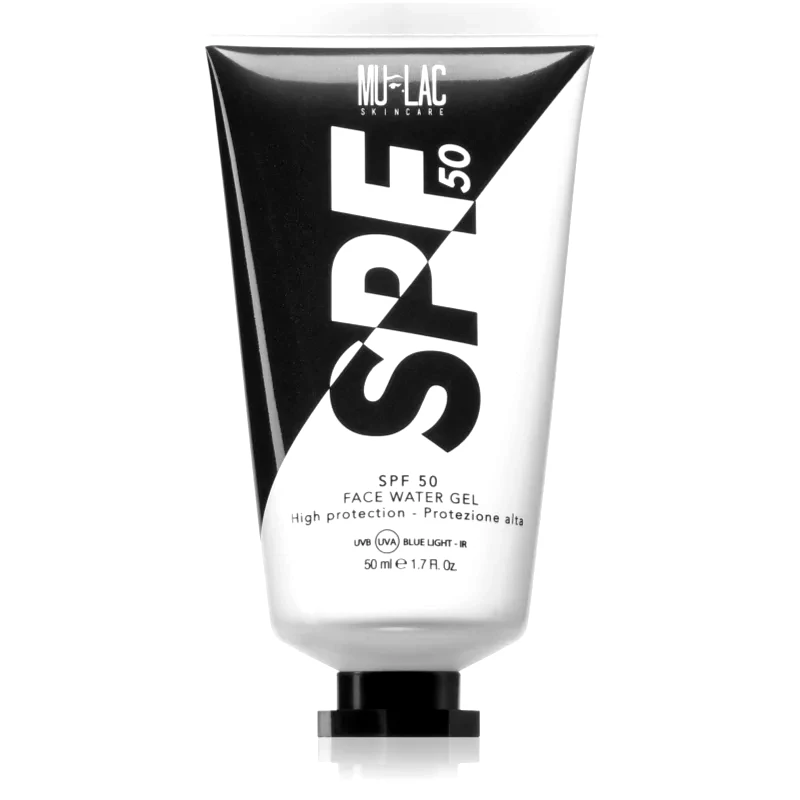 Mulac Cosmetics Mulac Cosmetics SPF 50 προστατευτική κρέμα τζελ για το πρόσωπο SPF 50 50 ml