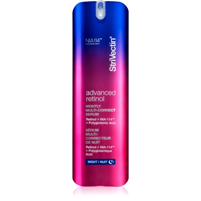 StriVectin StriVectin Advanced Retinol Nightly Multi-Correct Serum αναγεννητικός ορός νύχτας με αναζωογονητική επίδραση με ρετινόλη 30 ml