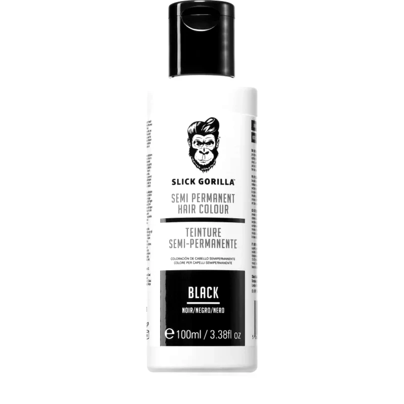 Slick Gorilla Slick Gorilla Hair Colour βαφή μαλλιών για άντρες Black 100 ml