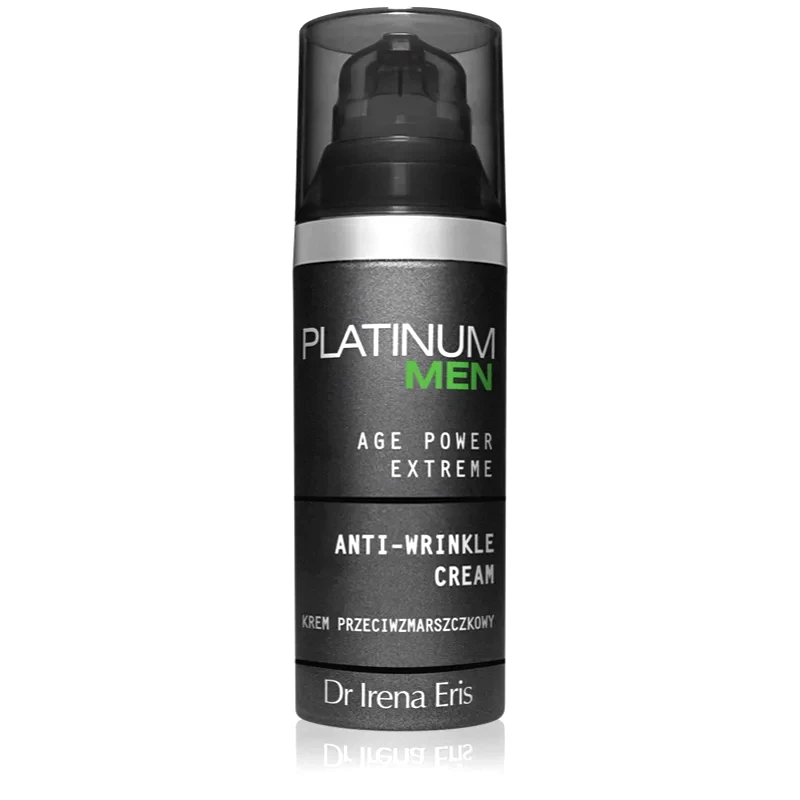 Dr Irena Eris Dr Irena Eris Platinum Men Age Control αντιρυτιδική κρέμα ημέρας για ώριμη επιδερμίδα προσώπου 50 ml