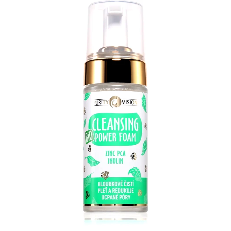 Purity Vision Purity Vision BIO Cleansing Power Foam ενυδατικός καθαριστικός αφρός με καταπραϋντική δράση 90 ml