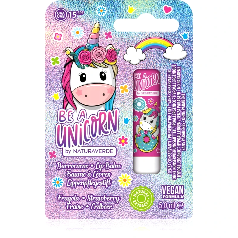 Be a Unicorn Be a Unicorn Naturaverde Lip Balm Βάλσαμο για χείλη για παιδιά 1 τμχ