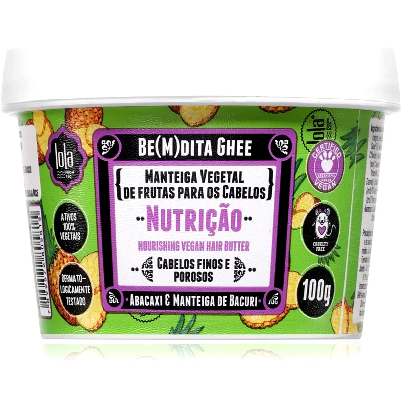 Lola Cosmetics Lola Cosmetics BE(M)DITA GHEE NUTRIÇÃO θρεπτική μάσκα μαλλιών 100 γρ
