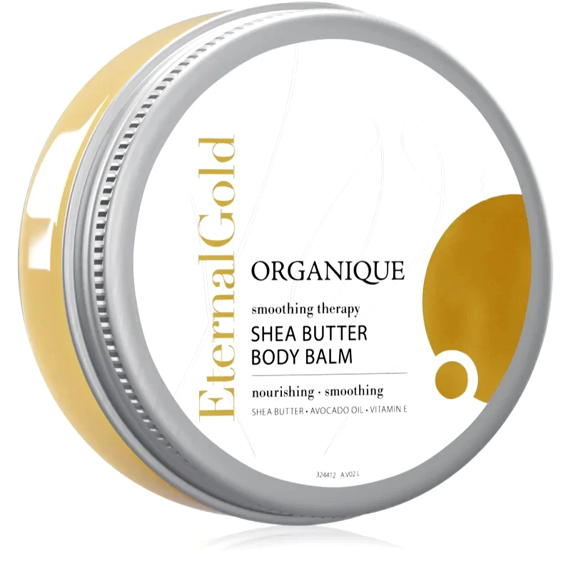 Organique Organique Eternal Gold Smoothing Therapy λειαντικό βάλσαμο σώματος με βούτυρο καριτέ 200 γρ
