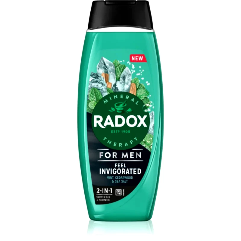 Radox Radox Feel Invigorated τζελ για ντους για άντρες 2 σε 1 450 ml