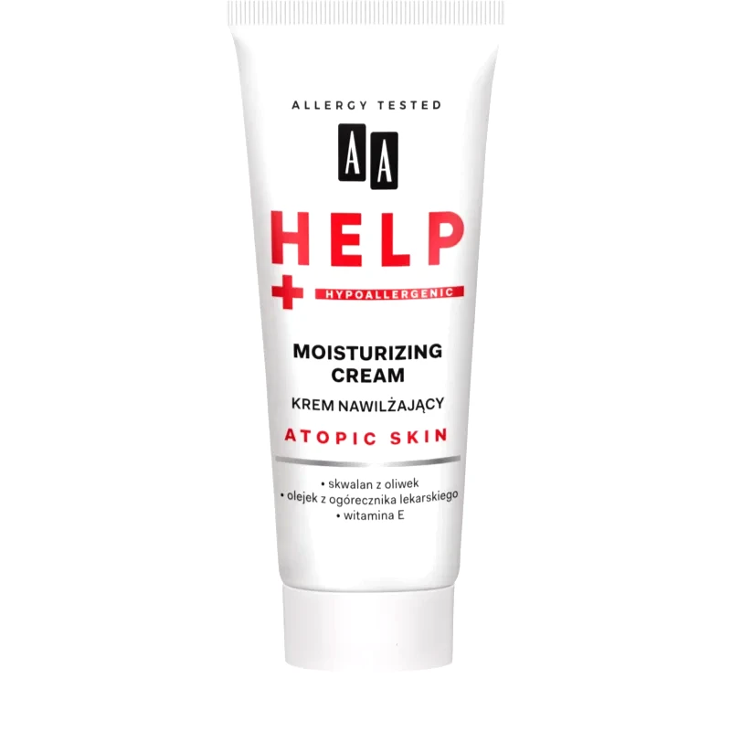 AA Cosmetics AA Cosmetics Help Atopic Skin ενυδατική κρέμα για ξηρή και ατοπική επιδερμίδα χωρίς άρωμα 50 ml
