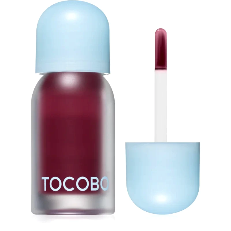 TOCOBO TOCOBO Juicy Berry Plumping Lip Oil λάδι με χρώμα για τα χείλη για αύξηση του αποτελέσματος απόχρωση 02 Berry Brandy 4 γρ