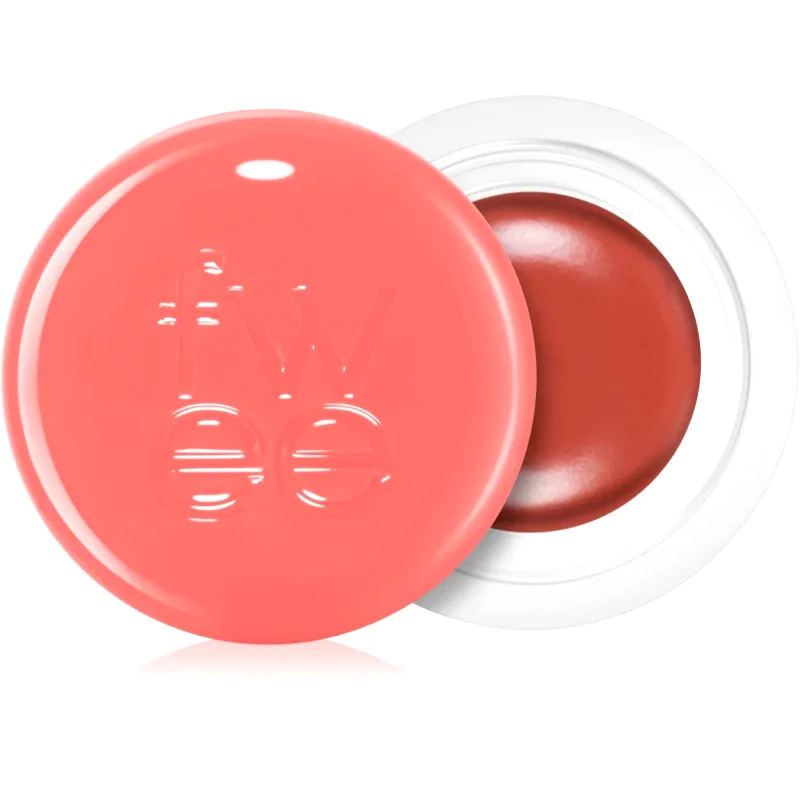 fwee fwee Lip&Cheek Blurry Pudding Pot βάλσαμο για χείλη και μάγουλα με χρώμα απόχρωση CR01 Dear (Bestie Moment) 5 γρ