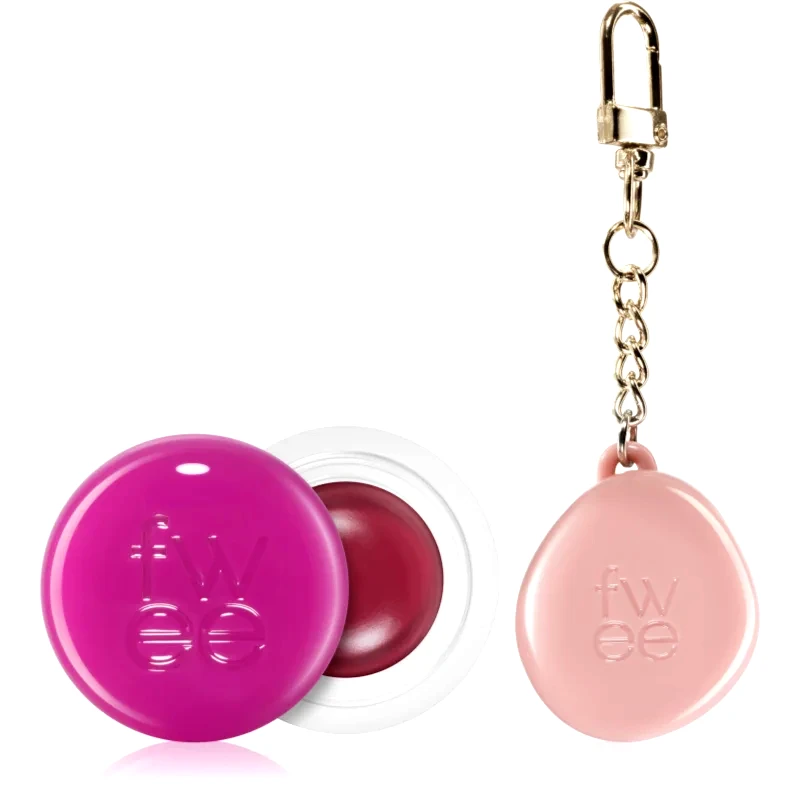 fwee fwee Lip&Cheek Blurry Pudding Pot βάλσαμο για χείλη και μάγουλα με χρώμα + θήκη απόχρωση MV03 Baddie (Cold-hearted Moment) 5 γρ