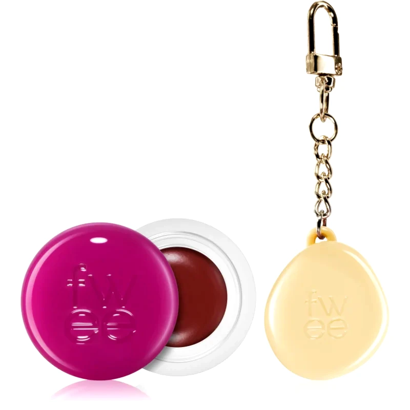 fwee fwee Lip&Cheek Blurry Pudding Pot βάλσαμο για χείλη και μάγουλα με χρώμα + θήκη απόχρωση MV01 Chill´n (Cold-hearted Moment) 5 γρ