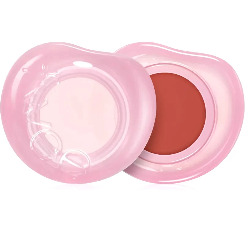 fwee fwee Lip&Cheek Glowy Jelly Pot βάλσαμο με χρώμα για χείλη και πρόσωπο απόχρωση JS02 Caramelized 4 γρ